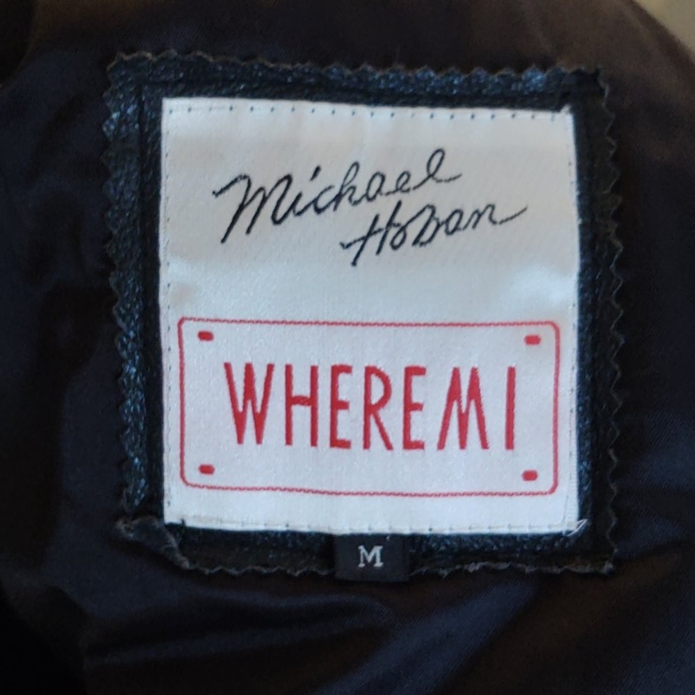 SOLD🌟⭐HP⭐Michael Hoban USA leather jacket - Picture 11 of 11